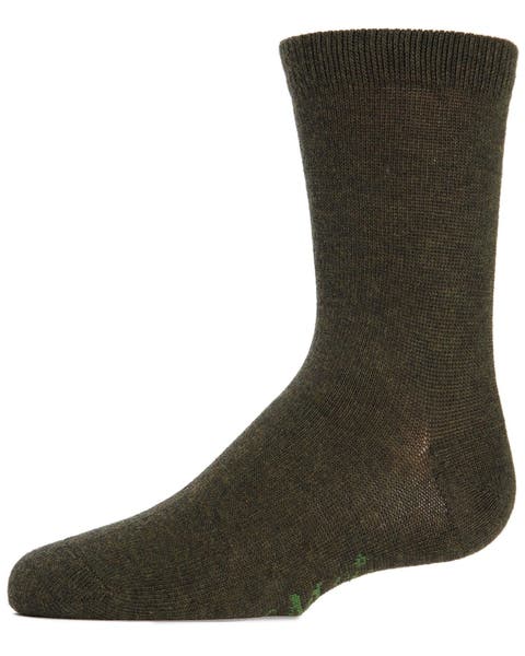 Kids' Basic Cotton Blend Crew Socks (Toddler, Little Kid & Big Kid)