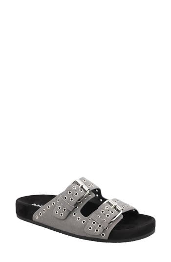 Mia Brooklyn Slide Sandal In Slate