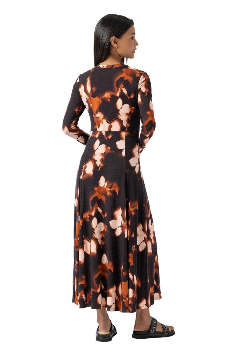 Macie Zip Up Dress, Alternate, color, orange