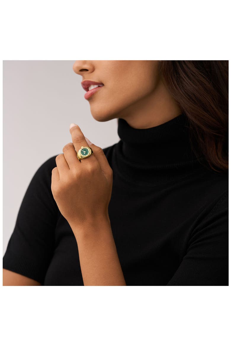 Ring Watch, 15mm, Alternate, color, GOLD