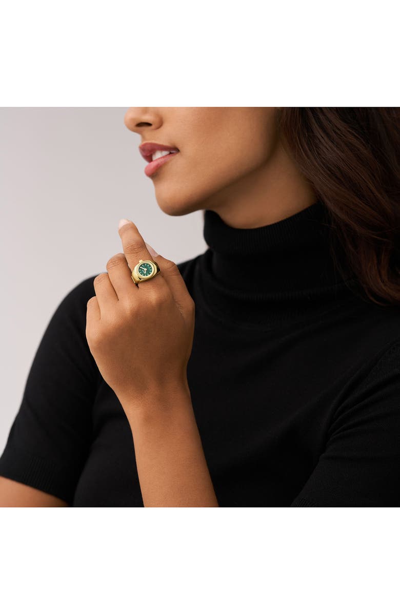 Fossil Ring Watch, 15mm, Alternate, color, Gold