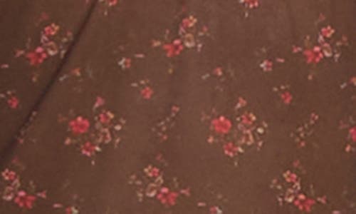 Honeydew Rumba Floral Ruffle Sheer Chemise In Black