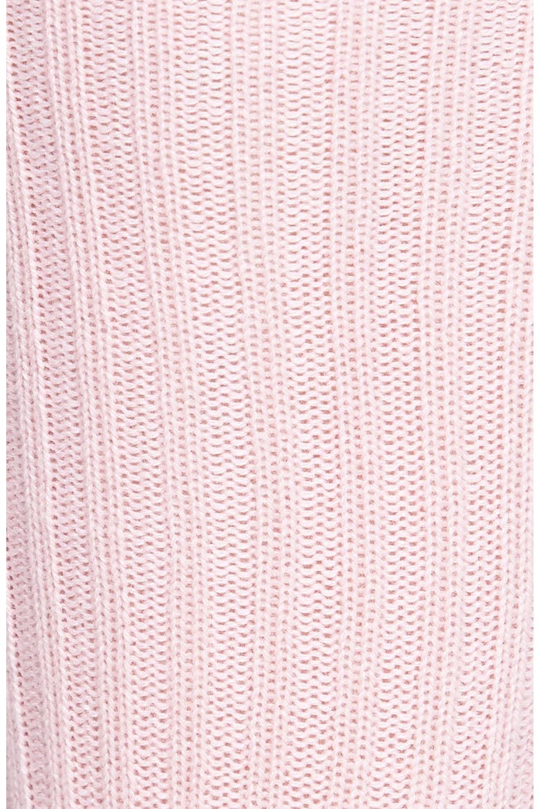 'Clara' Slouchy Wool & Cashmere Blend Boot Socks, Alternate, color, PINK