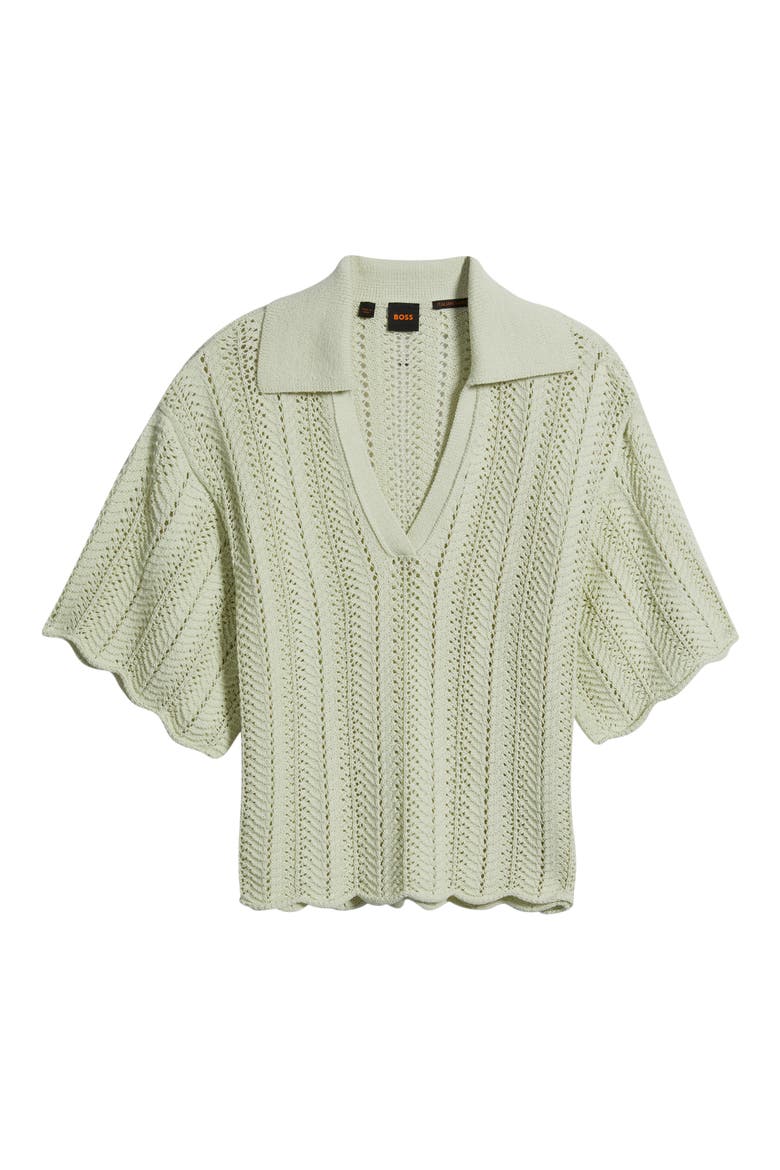 Fordeaux Polo Sweater, Alternate, color, GUAVA LEAF