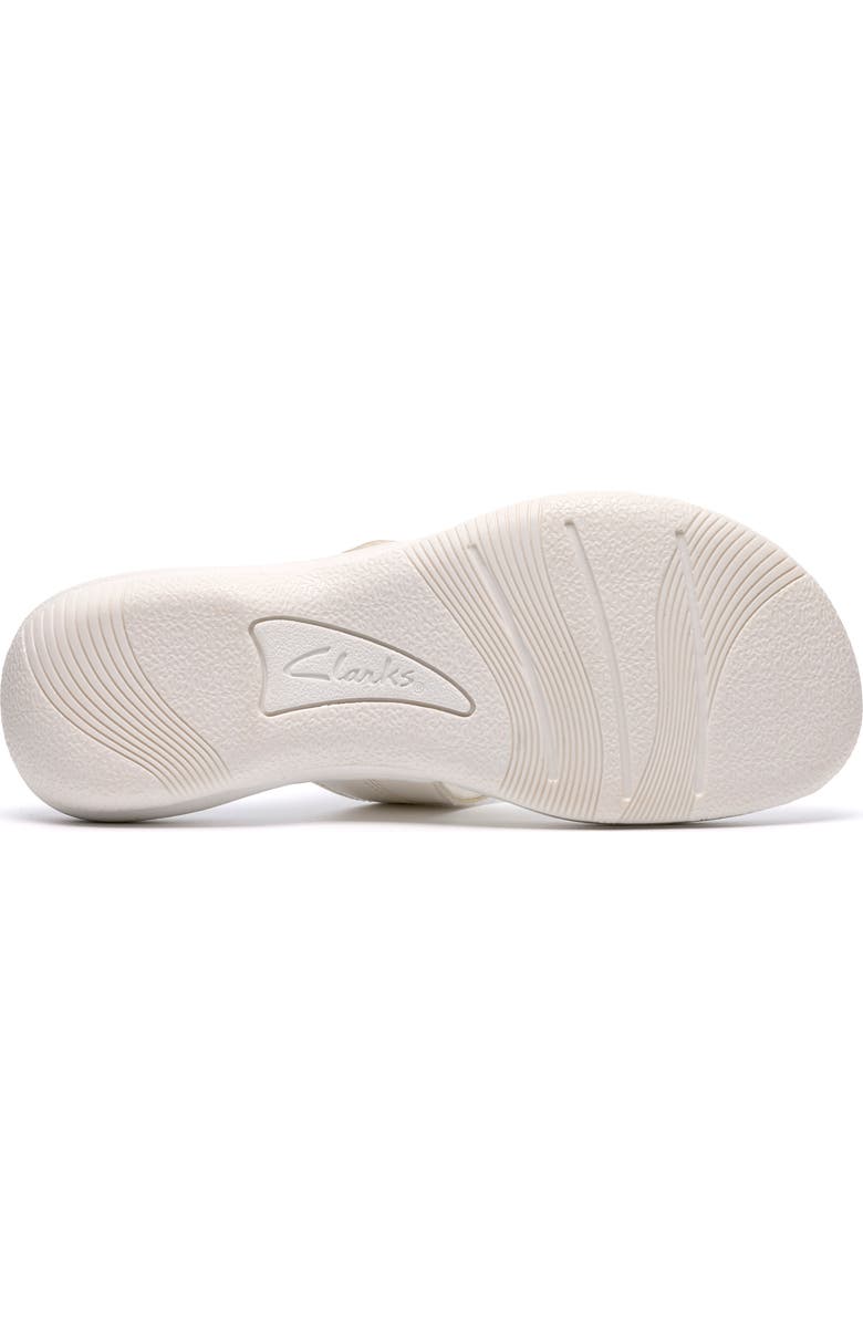 Clarks<sup>®</sup> Breeze Cove Flip Flop, Alternate, color, White Patent