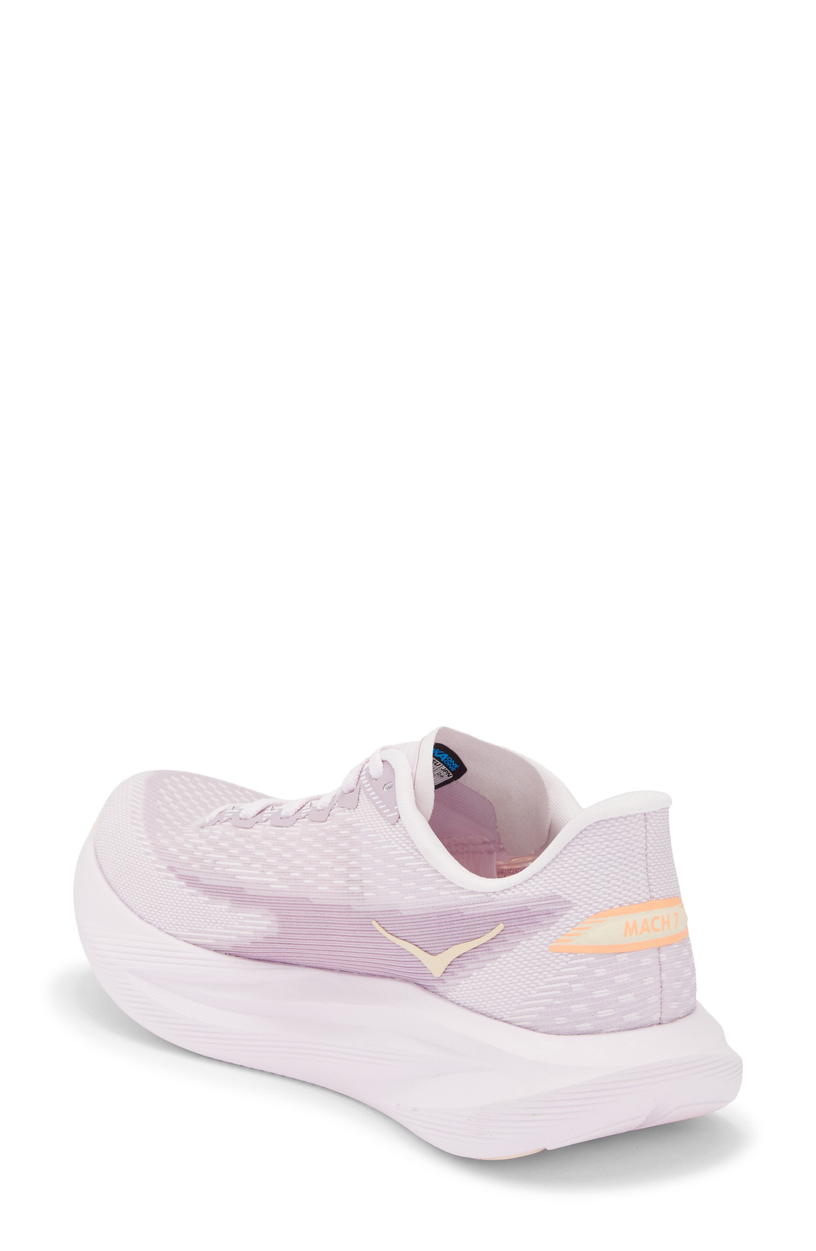 Mach 7 Running Shoe, Alternate, color, LILAC CREAM / TANGERINE GLOW