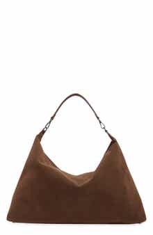 Faux Suede Hobo