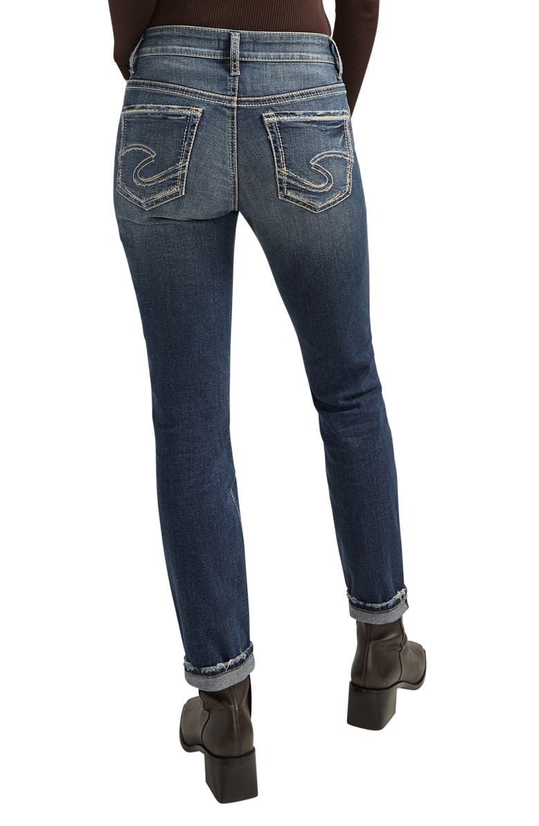 Silver Jeans Co. Boyfriend Cuff Slim Leg Jeans, Alternate, color, 