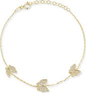 SPHERA MILANO Pavé CZ Butterfly Station Bracelet