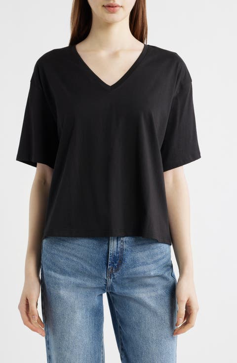 V-Neck Organic Cotton T-Shirt