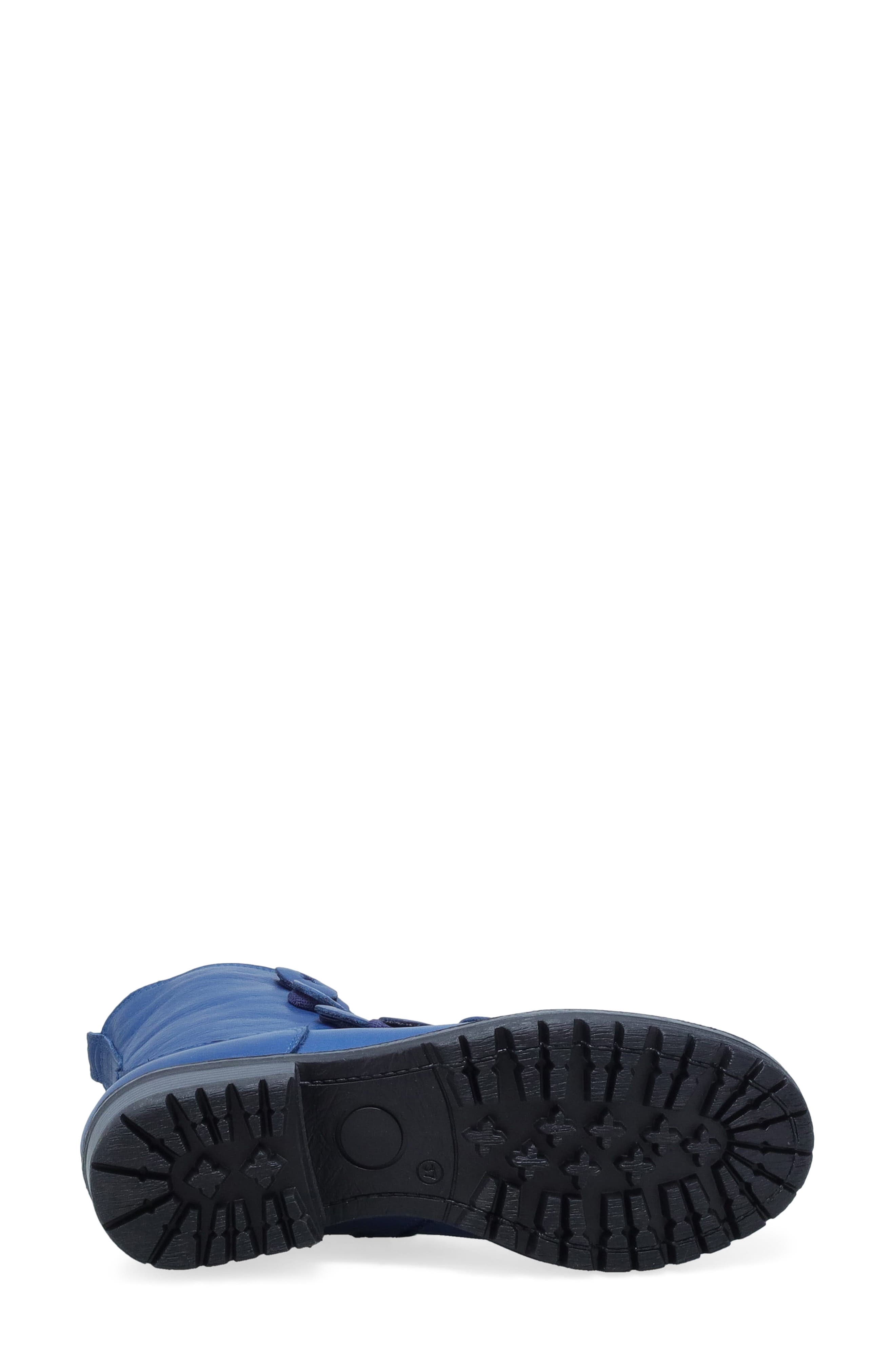 Didi Leather Boot, Alternate, color, DENIM
