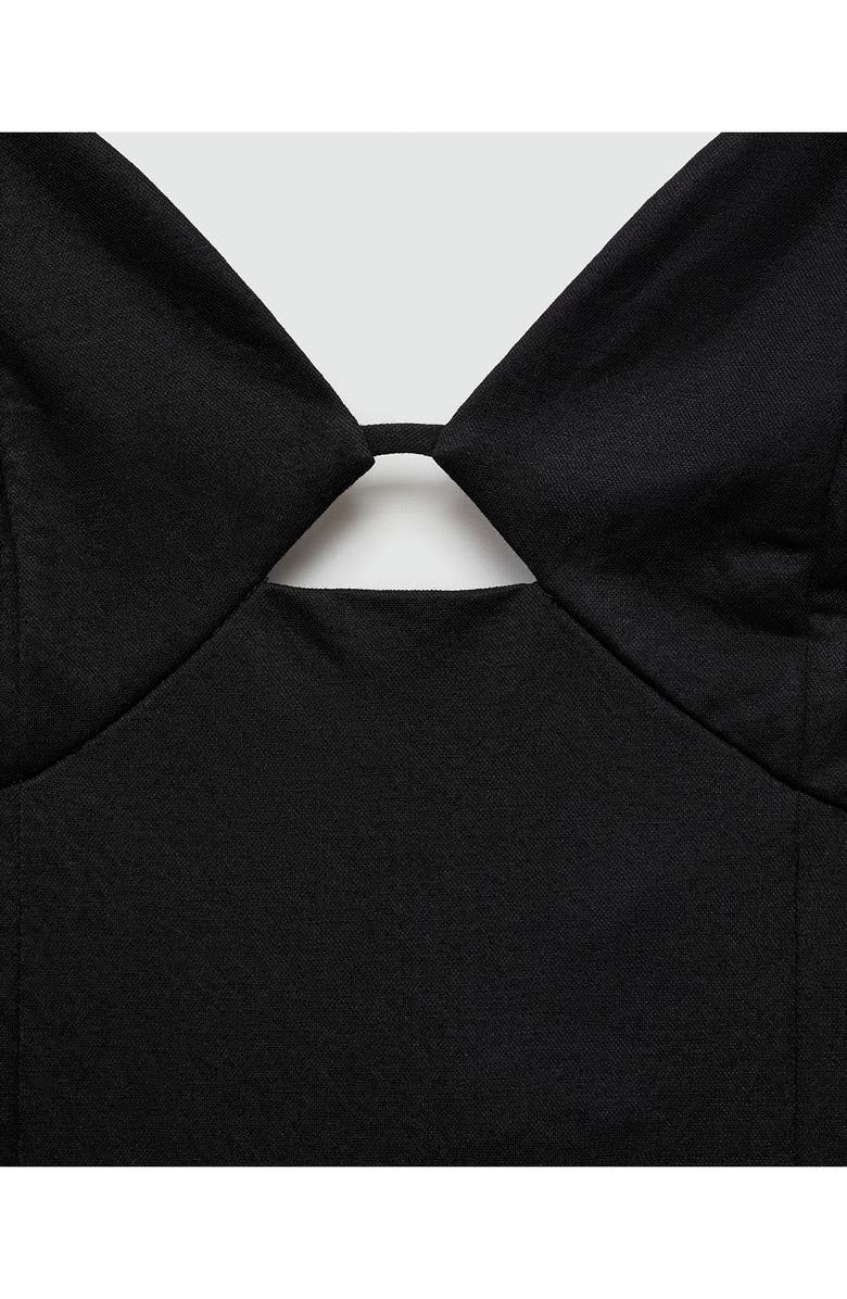 MANGO Empire Waist A-Line Dress, Alternate, color,