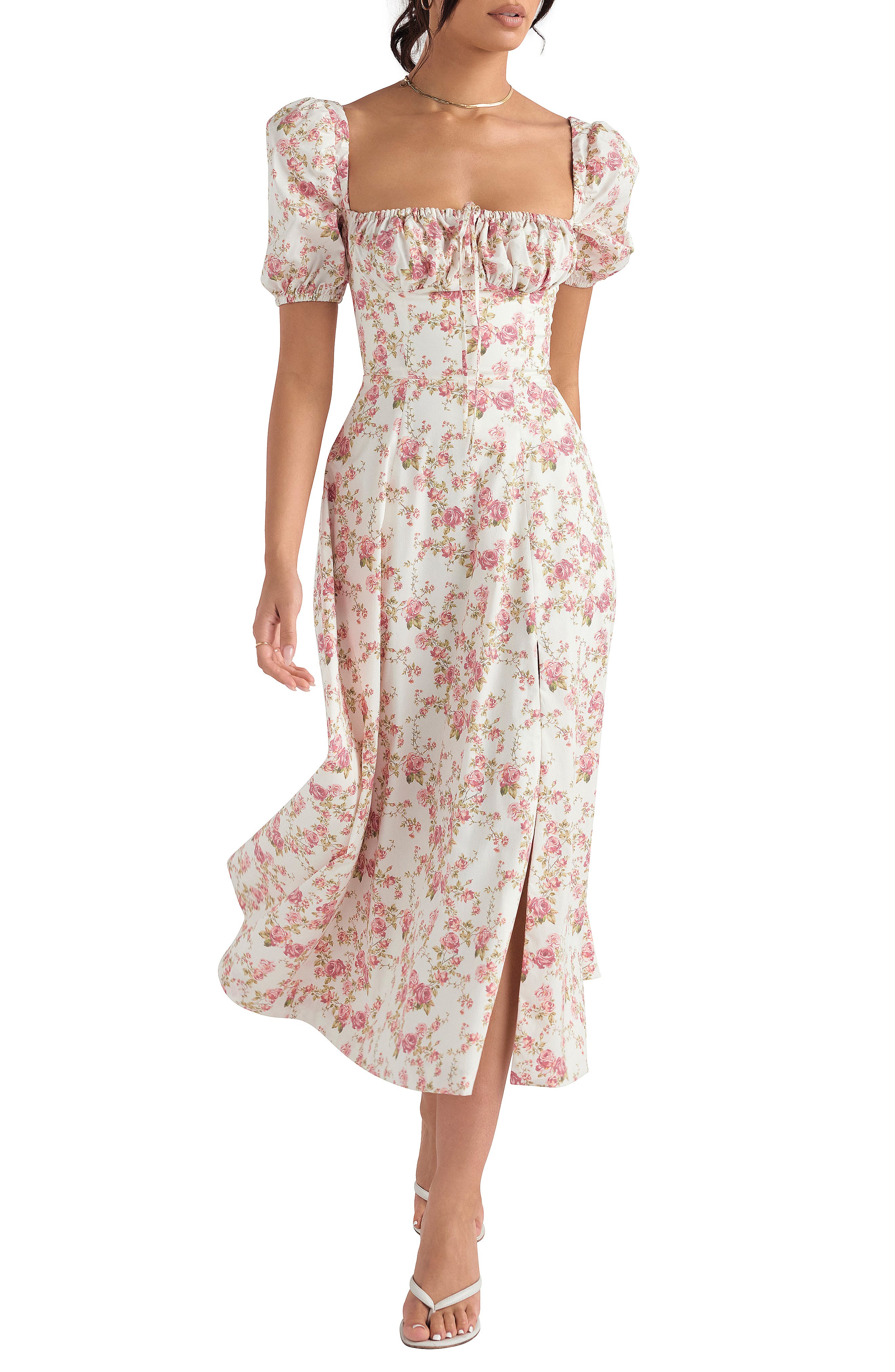 HOUSE OF CB Tallulah Floral Cotton Blend Sundress Nordstrom — free download