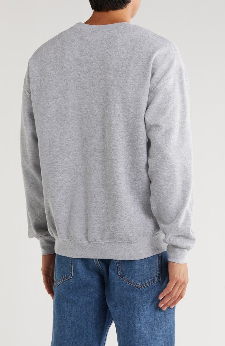 Junk Food Budweiser Rider Crewneck Sweatshirt, Alternate, color, Sport Grey