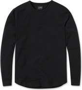 Cuts AO Curved Hem Long Sleeve T-Shirt