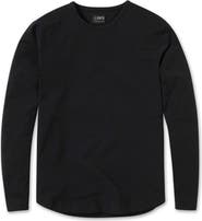 Cuts AO Curved Hem Long Sleeve T-Shirt