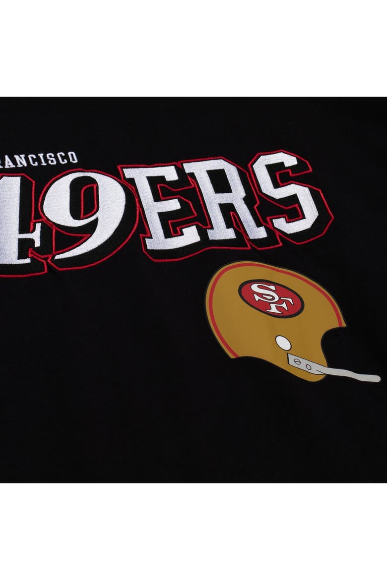 Men's Mitchell & Ness  Black San Francisco 49ers Big & Tall Training Camp Long Sleeve T-Shirt, Alternate, color, Black