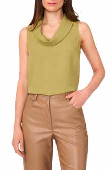 Vince Camuto Cowl Neck Sleeveless Blouse