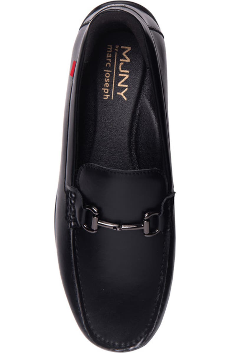 Marc Joseph New York Elliot Road Hands Free Technology Leather Buckle Loafer, Alternate, color, Black Napa Leather