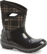Bogs 'Plimsoll Plaid' Mid Waterproof Snow Boot