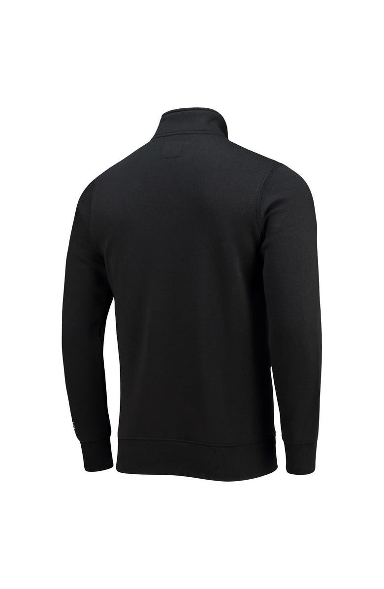 STARTER Men's Starter Black Carolina Panthers Heisman Quarter-Zip Jacket, Alternate, color, Black