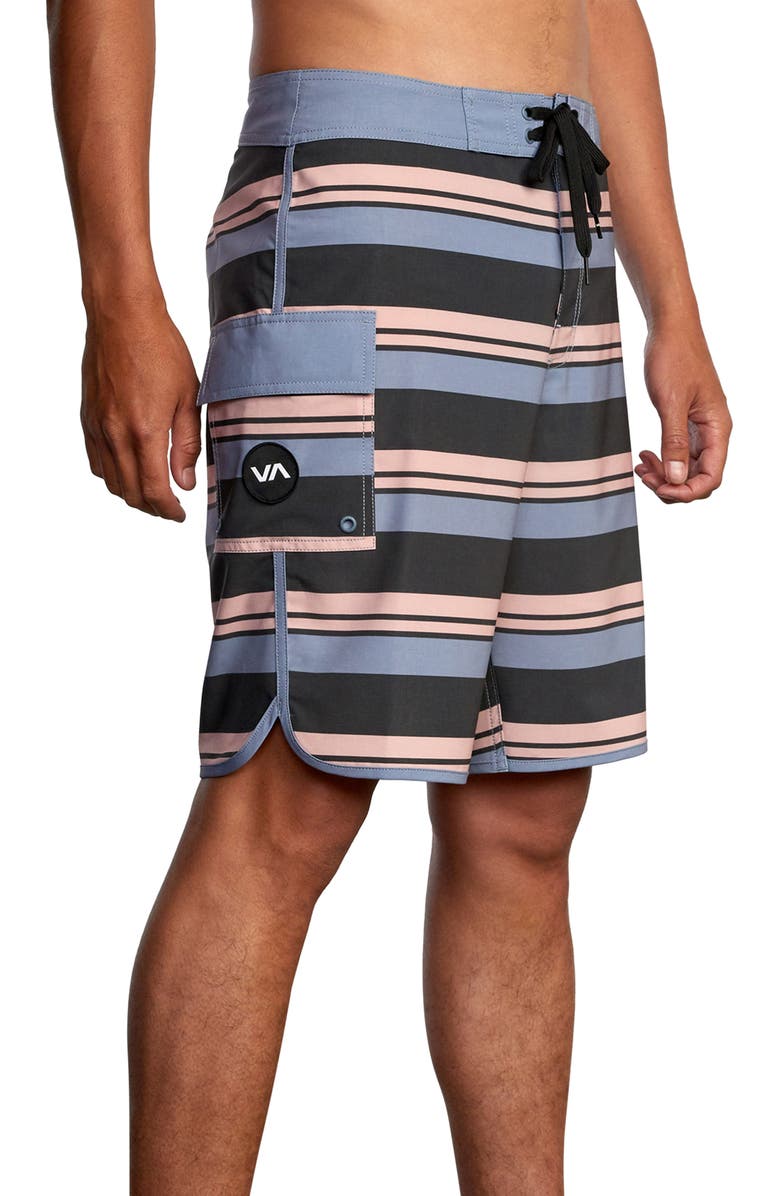 RVCA 'Eastern' Scalloped Hem Board Shorts, Alternate, color, 