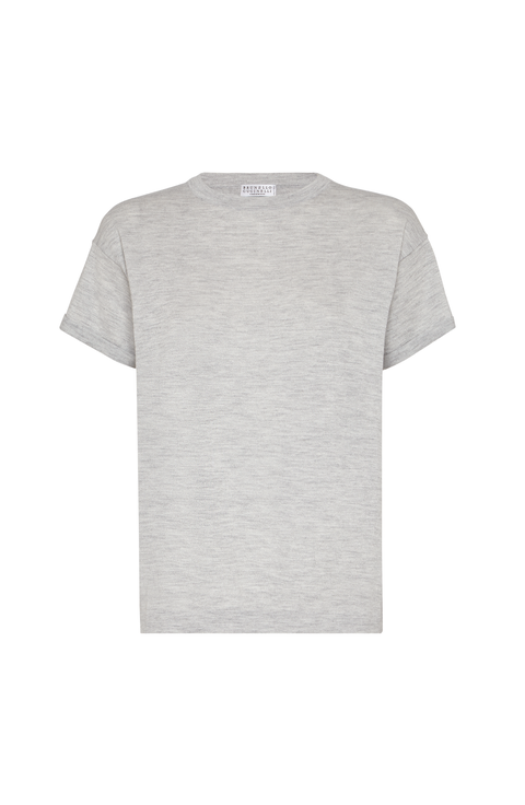 Cashmere and silk lightweight sweater