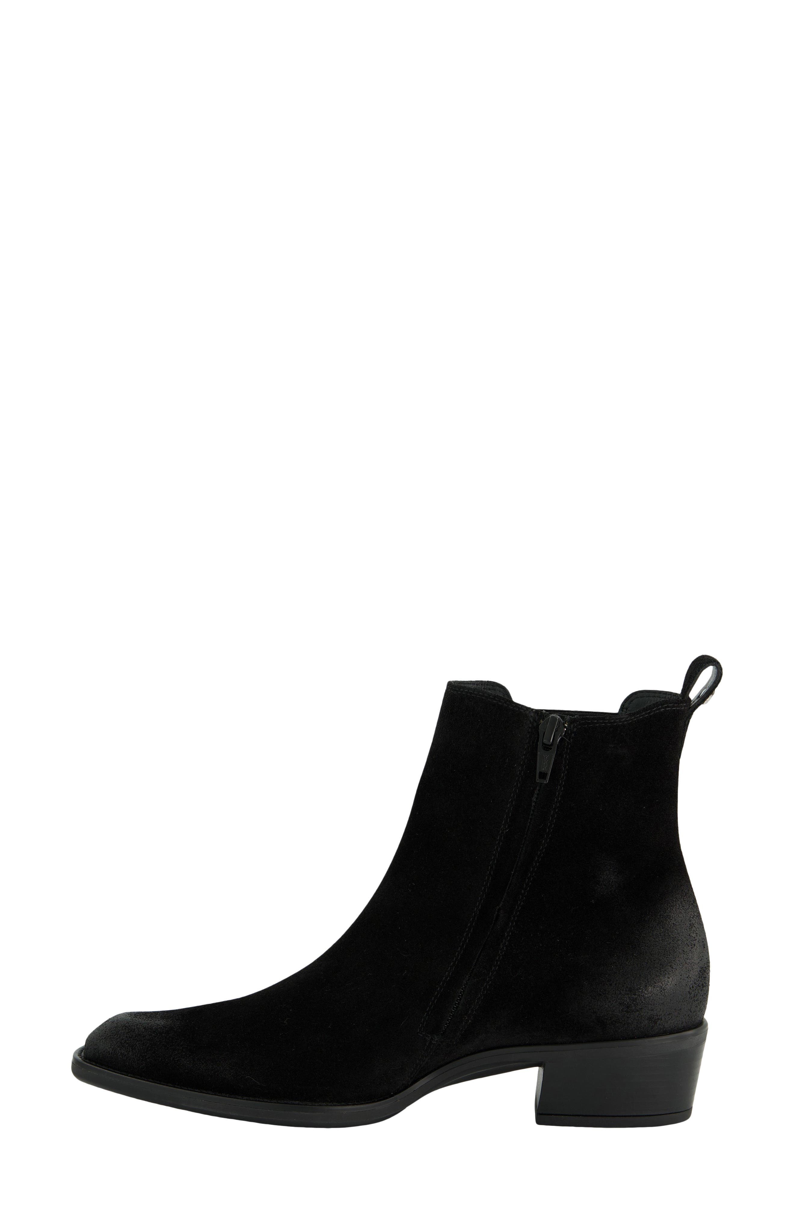 Enya Bootie, Alternate, color, BLACK SOFT SUEDE