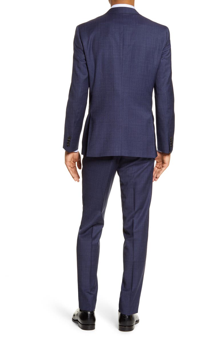 Ted Baker London Jay Trim Fit Check Wool Suit, Alternate, color,