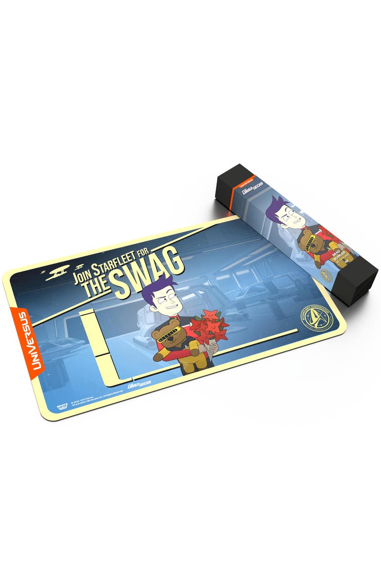 UniVersus Star Trek Lower Decks Brad Boimler Playmat, Alternate, color, Multicolored