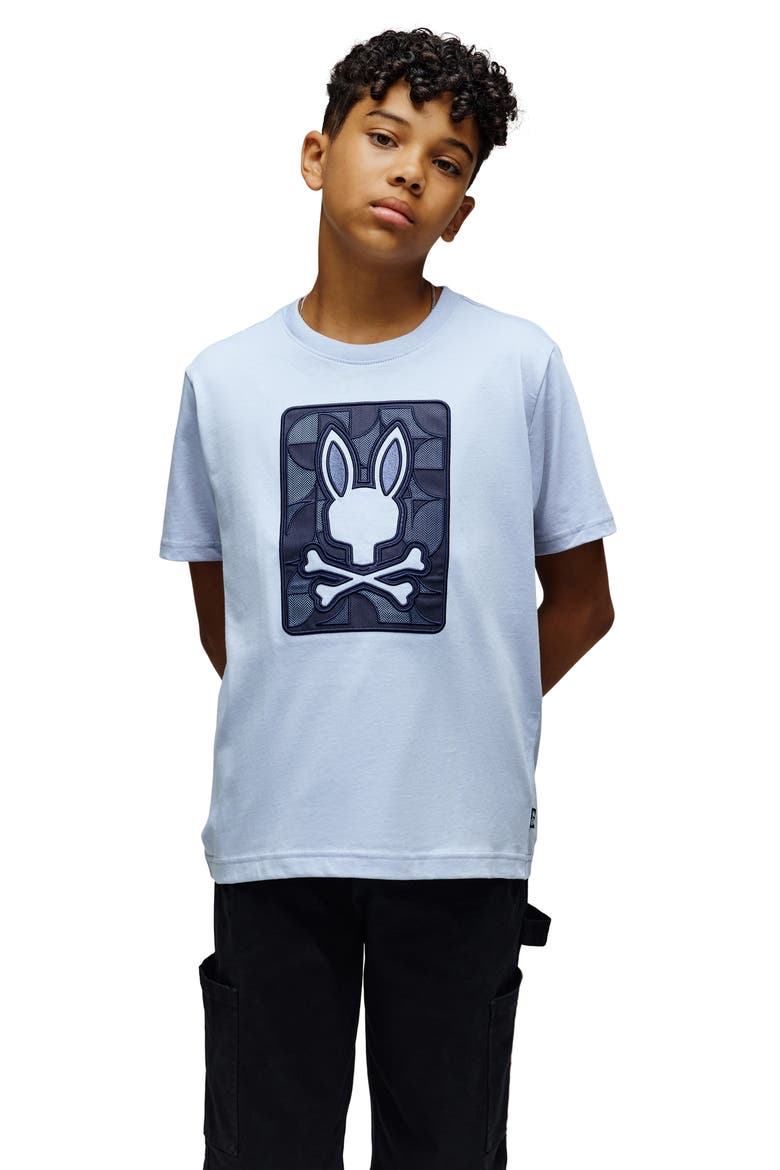 Kids' Marlo Cotton Graphic T-Shirt, Alternate, color, ZEN BLUE