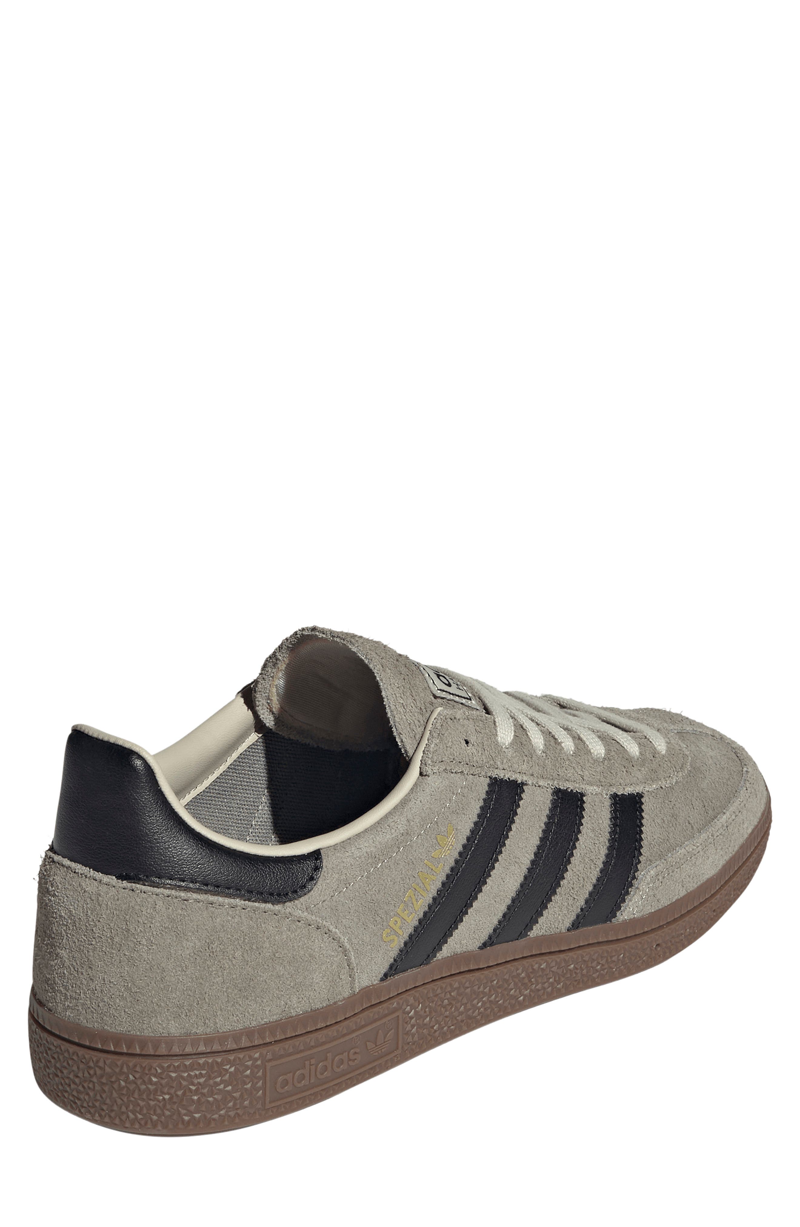 Handball Spezial Sneaker, Alternate, color, SILVER PEBBLE/ BLACK/ GUM