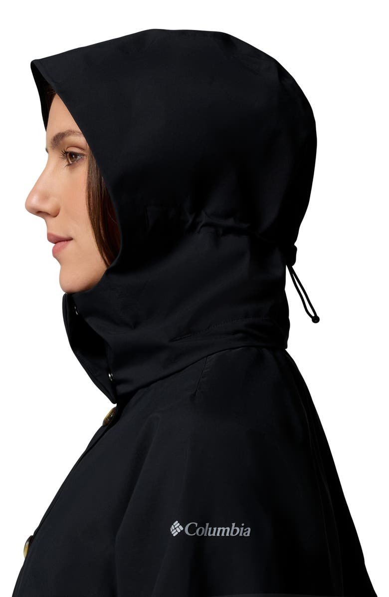 Columbia AmazeTrench<sup>™</sup> Rain Jacket, Alternate, color, Black