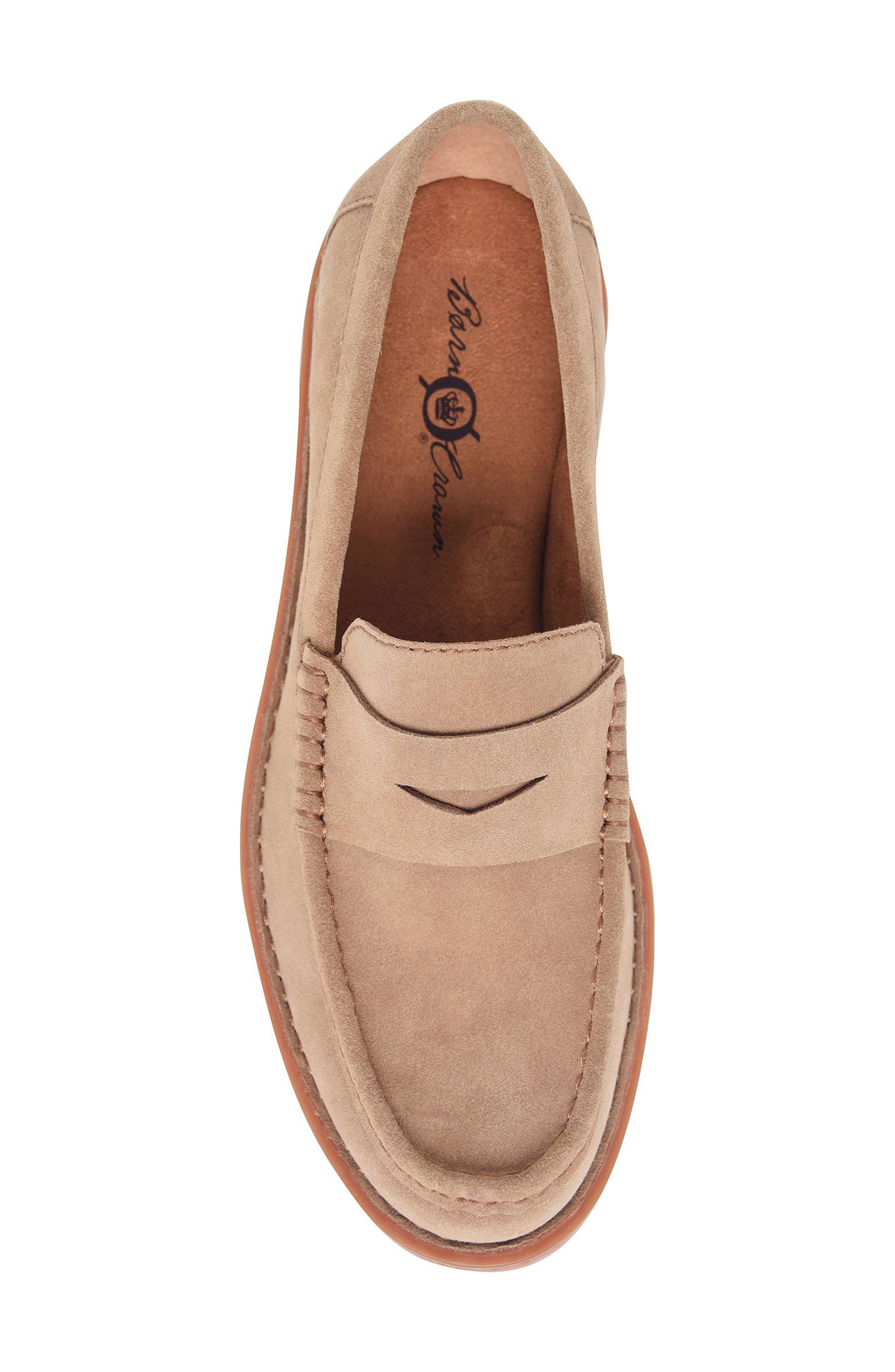 Børn Langley Penny Loafer, Alternate, color, Taupe Suede