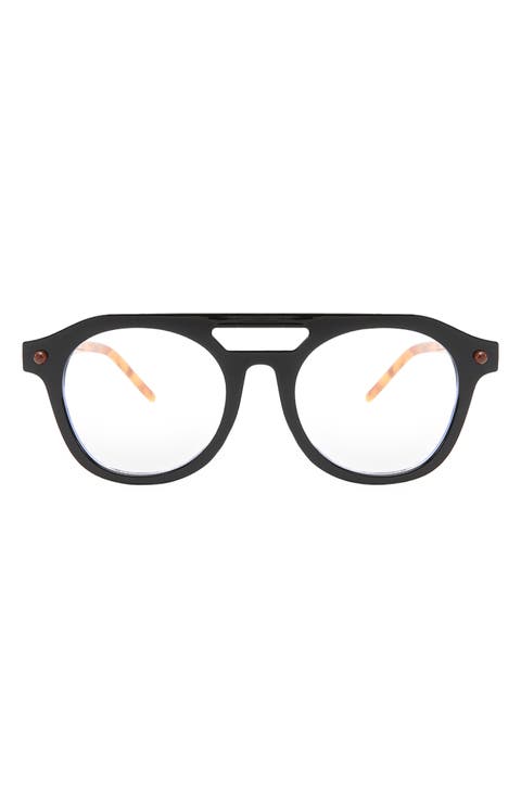 Dylan 50mm Square Blue Light Blocking Glasses