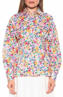 Alexia Admor Calliope Fitted Long Sleeve Button-Up Shirt