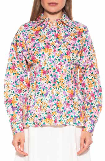 Alexia Admor Calliope Fitted Long Sleeve Button-Up Shirt