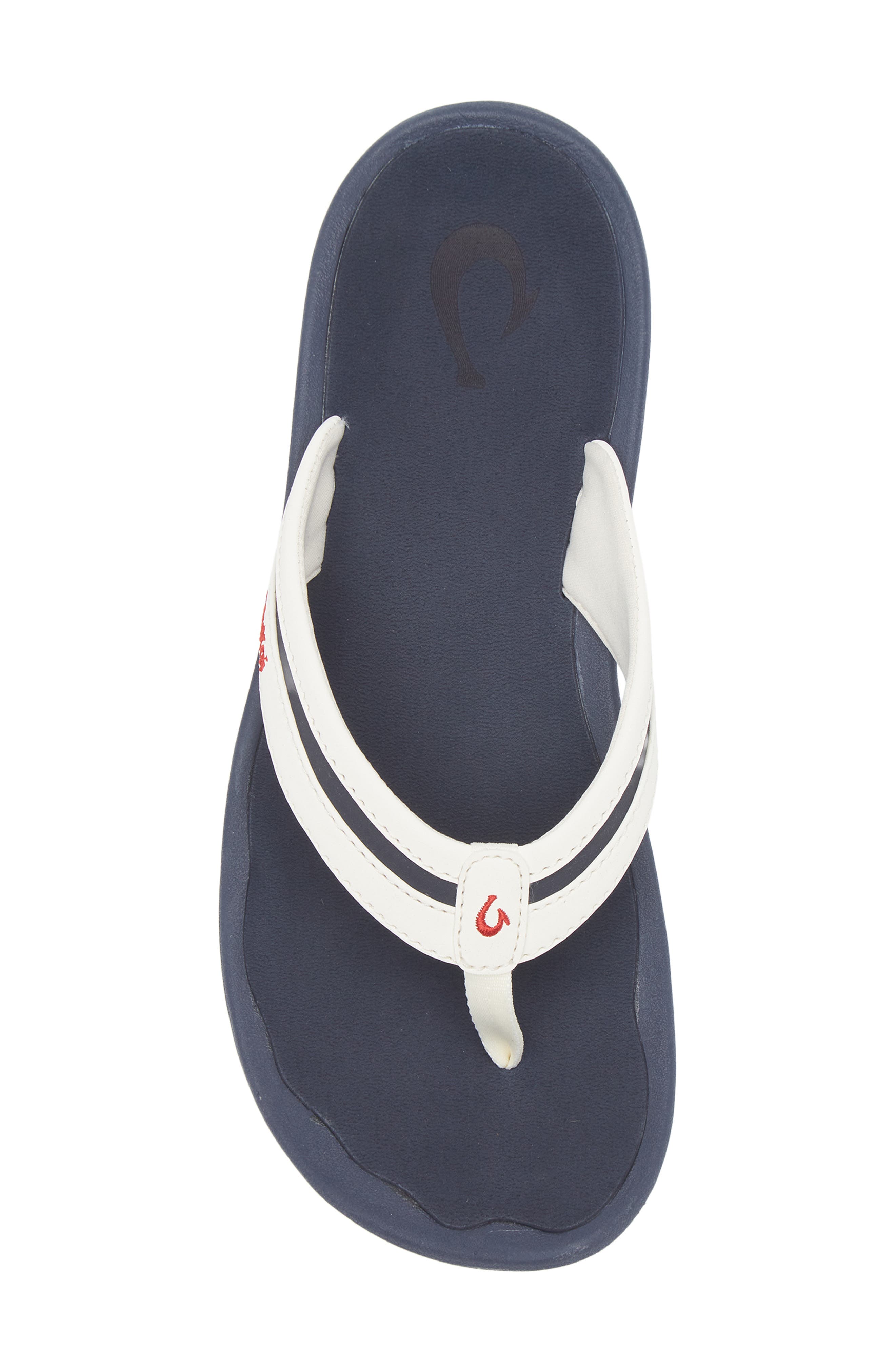 OluKai Ohana Plua Water Resistant Flip Flop, Alternate, color, White Sand/ Americana