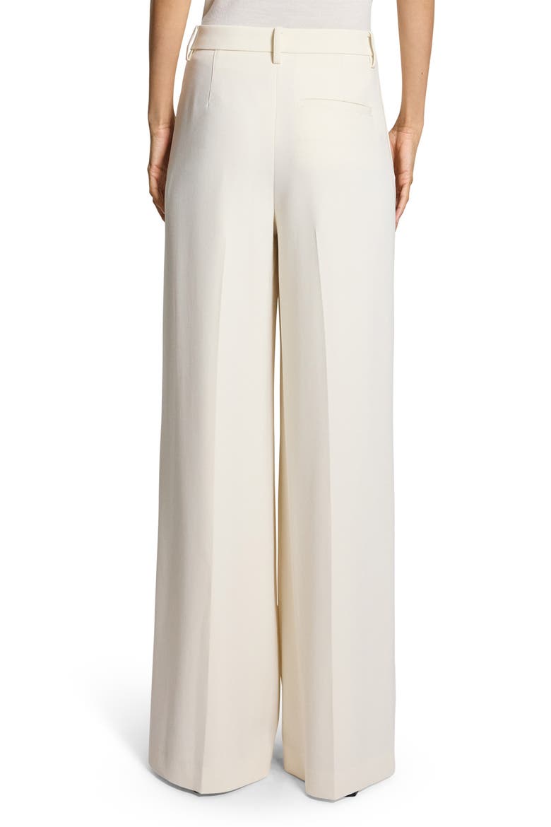 Pleated High Rise Wide Leg Pants, Alternate, color, RICE