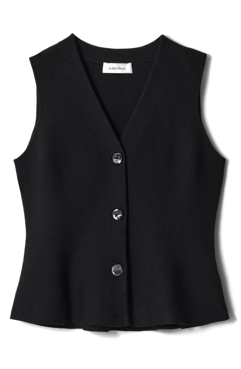 & Other Stories Peplum Knit Vest, Alternate, color, 