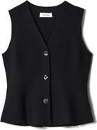 & Other Stories Peplum Knit Vest