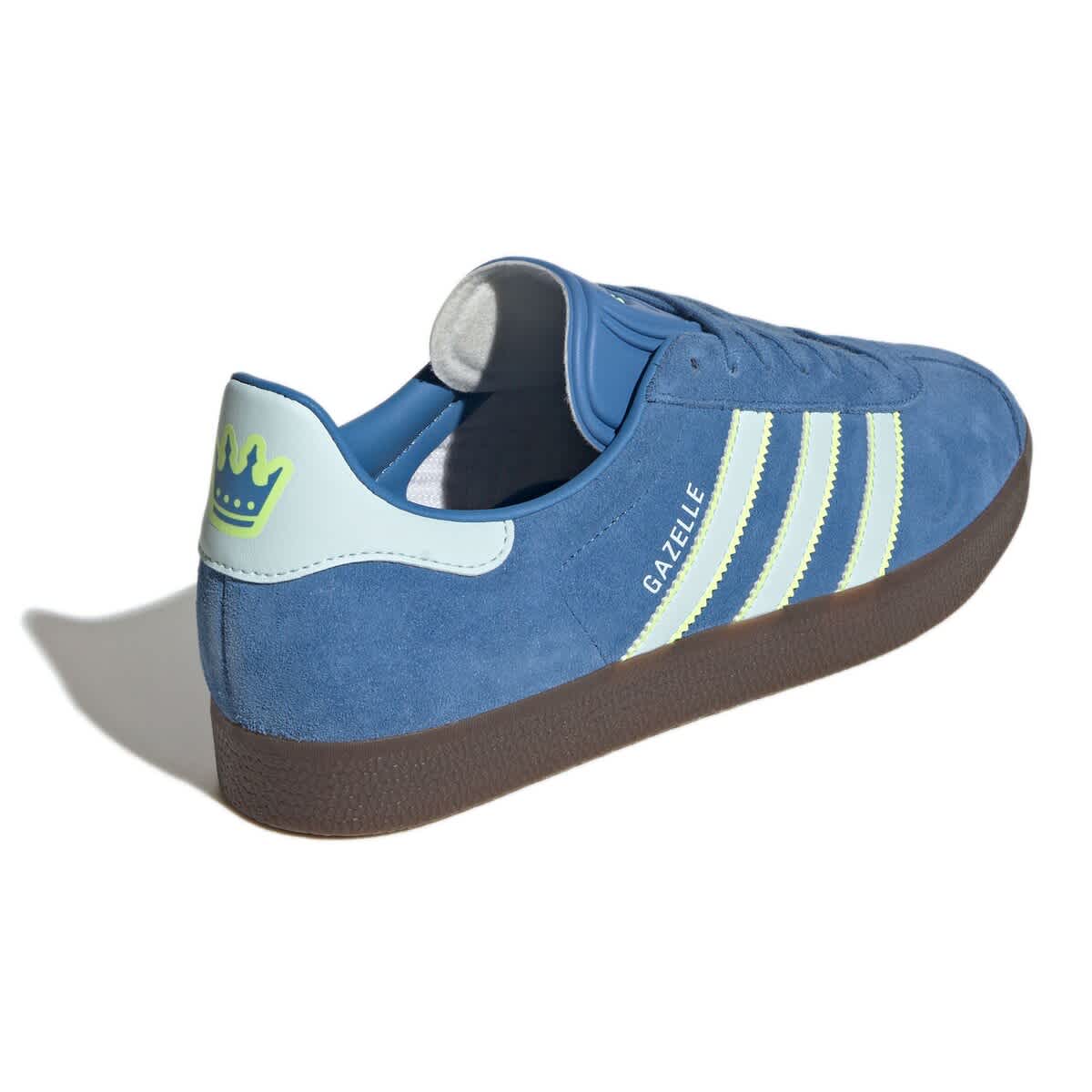 adidas Men's adidas  Blue/Mint Charlotte FC 2025 Jersey Hook Third Gazelle Shoes, Alternate, color, Blue
