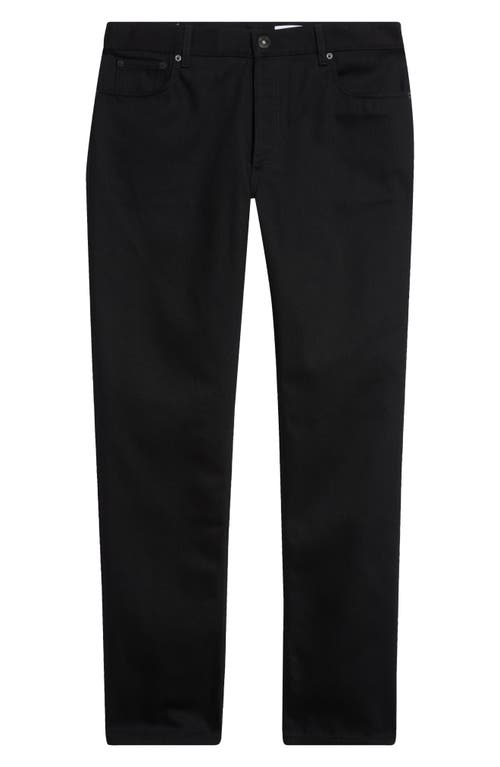 Alexander Mcqueen Mcqueen Ozzy Straight Leg Jeans In Burgundy