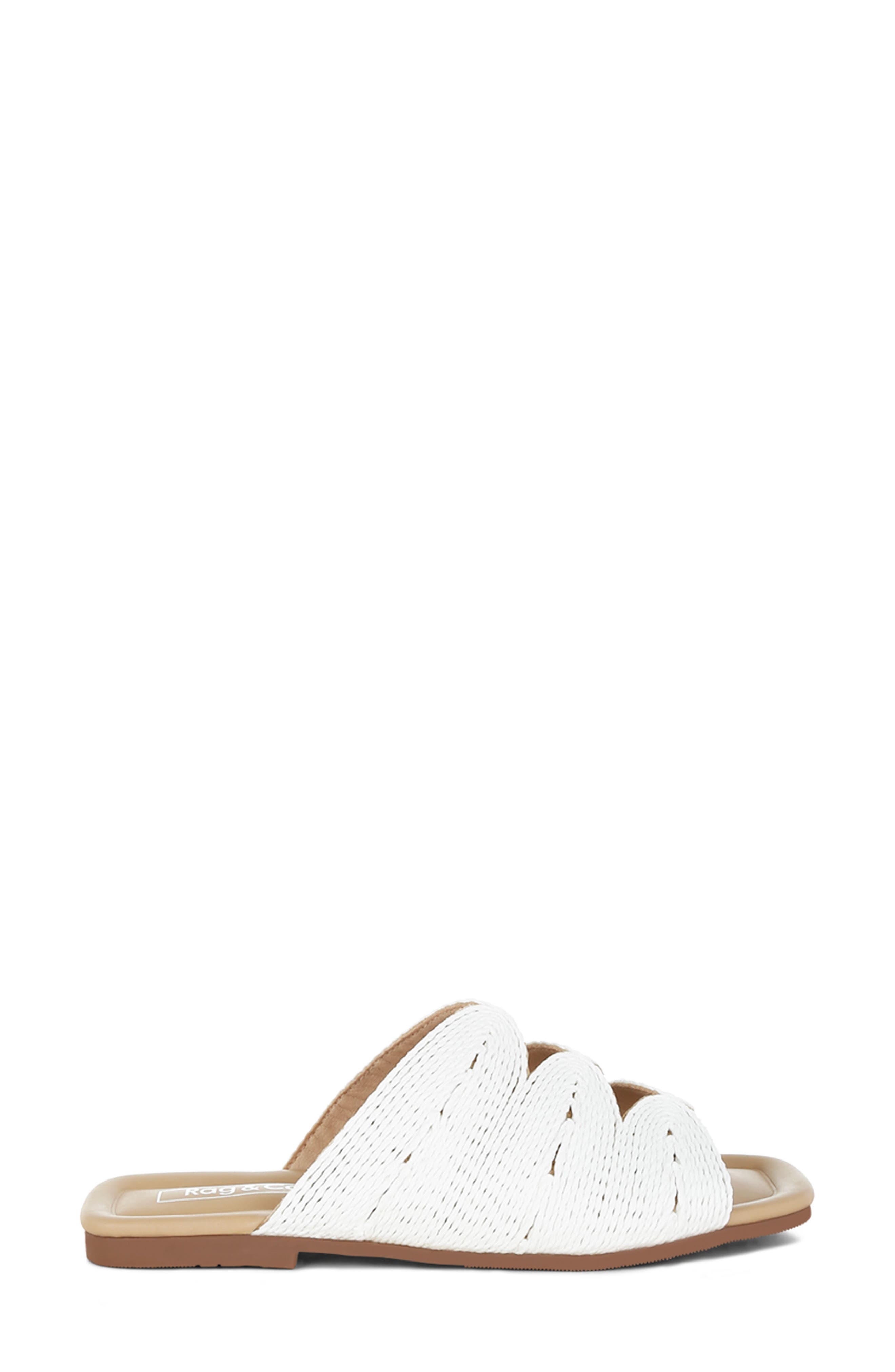 Daisy Doe Slide Sandal, Alternate, color, WHITE