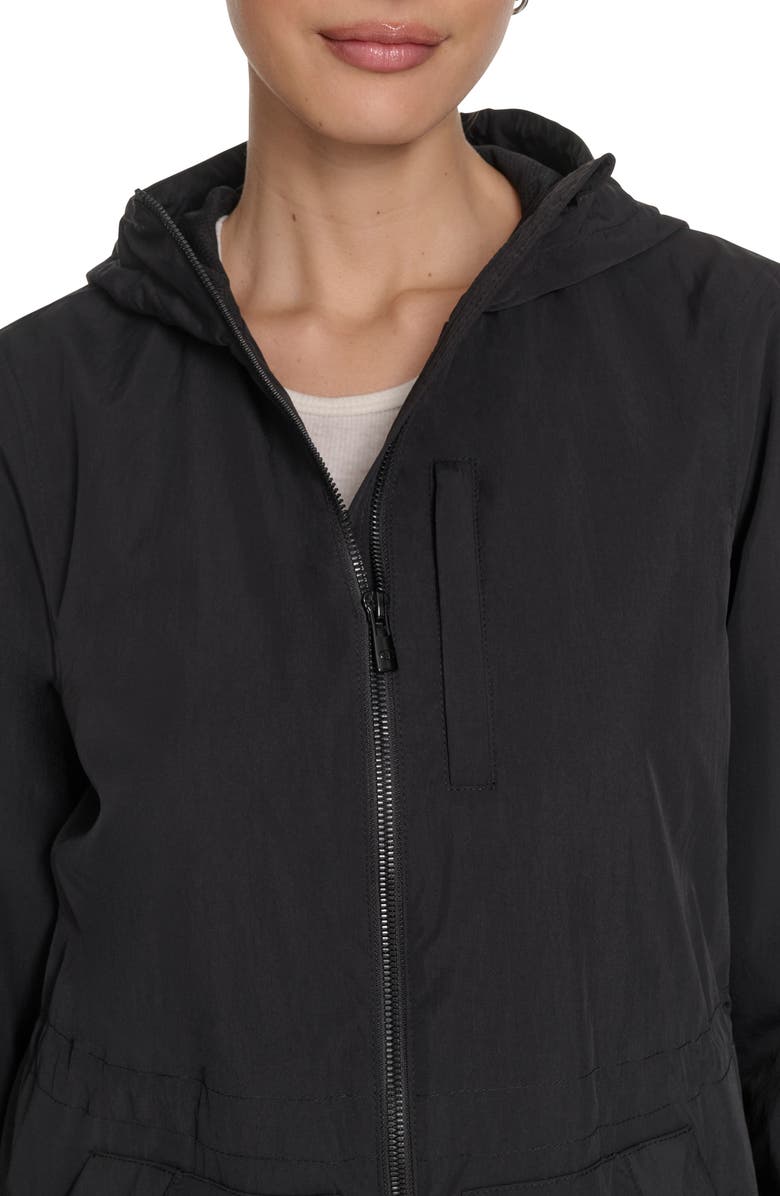 Champion Hooded Rain Jacket, Alternate, color, Black