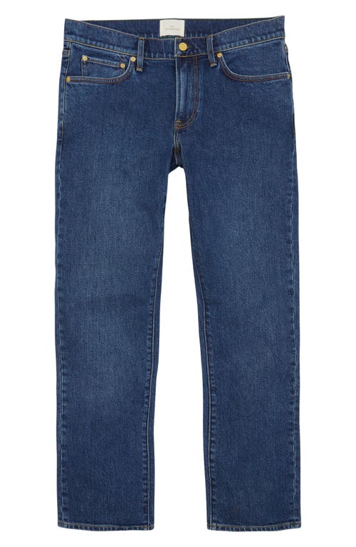 Sid Mashburn Clift Straight Leg Jeans In Medium Wash Stretch Denim