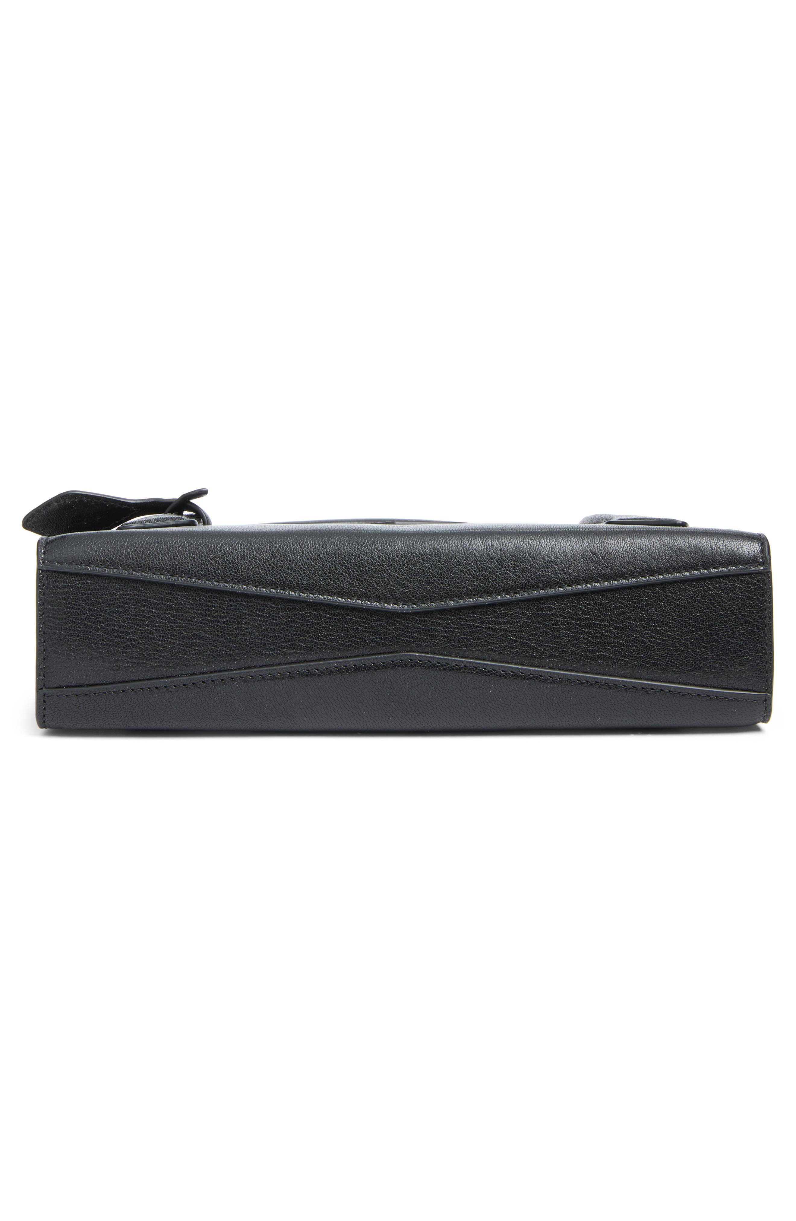 Small Teckel Flap Shoulder Bag, Alternate, color, NOIR