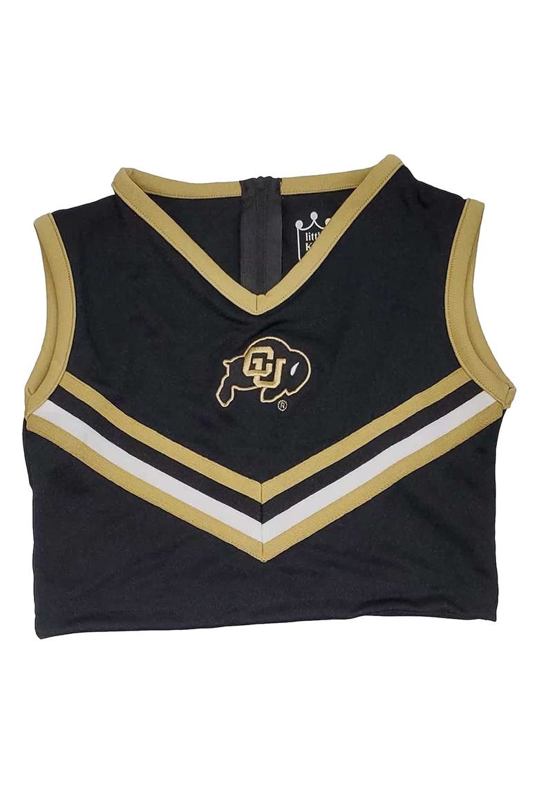 Girls Youth Black Colorado Buffaloes 2-Piece Cheer Set, Alternate, color, Black