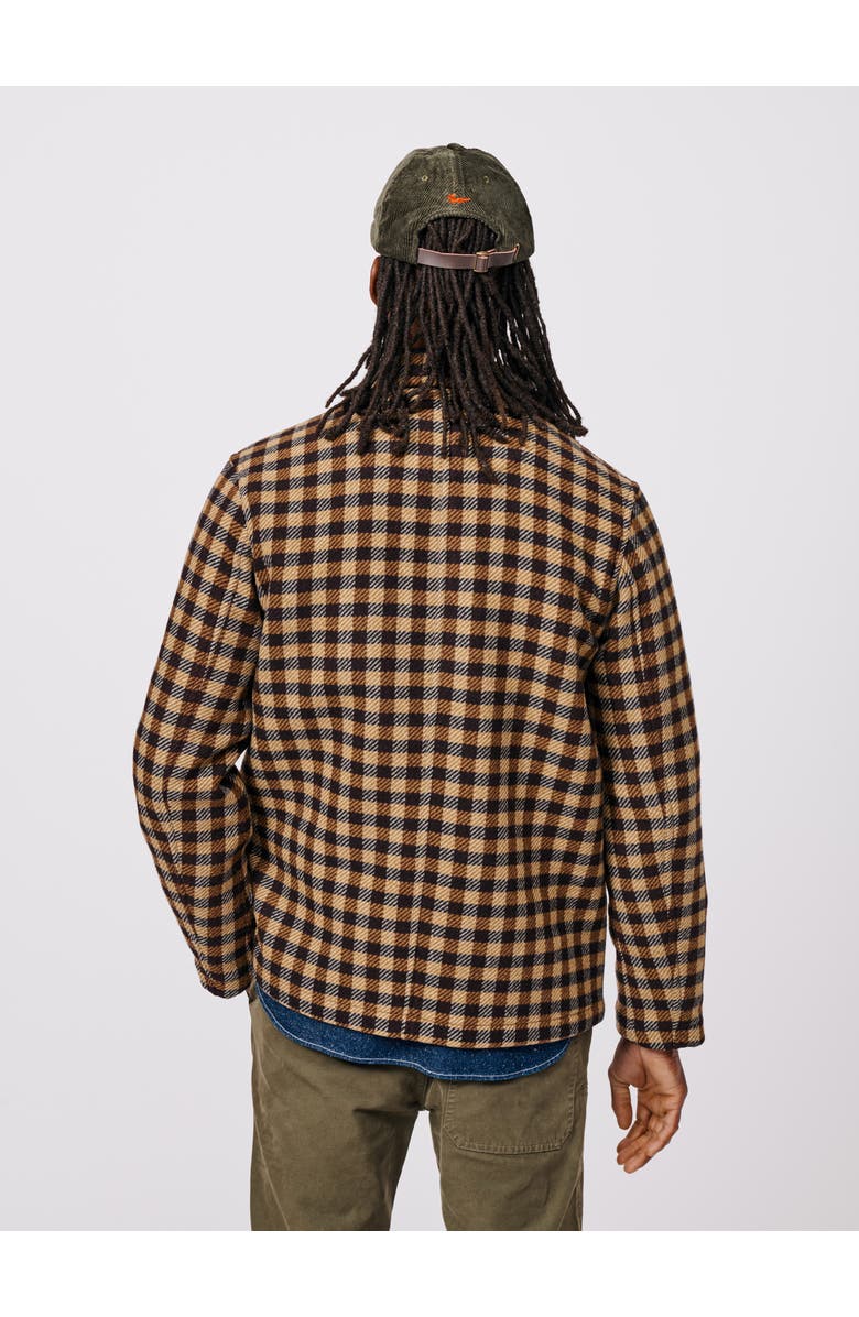 Aubin Nettleham Shirt Jacket, Alternate, color, Brown Gingham