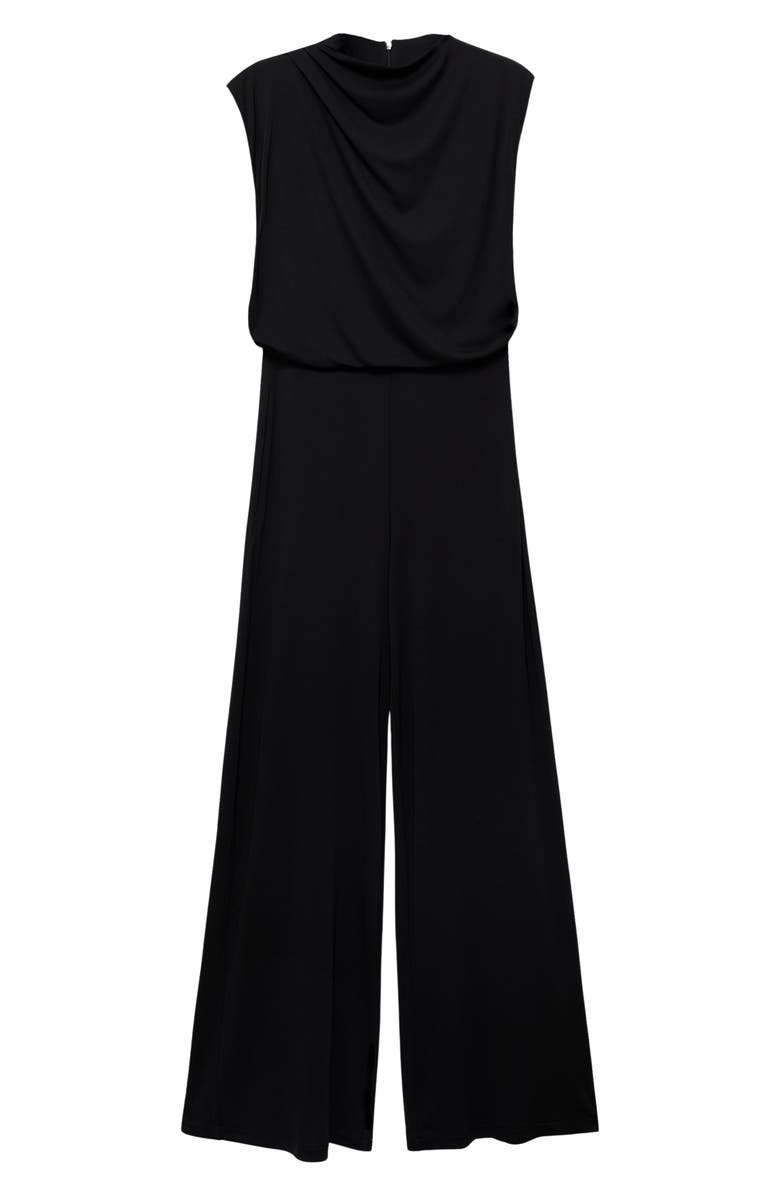 MANGO Gathered Waist Jumpsuit, Alternate, color,